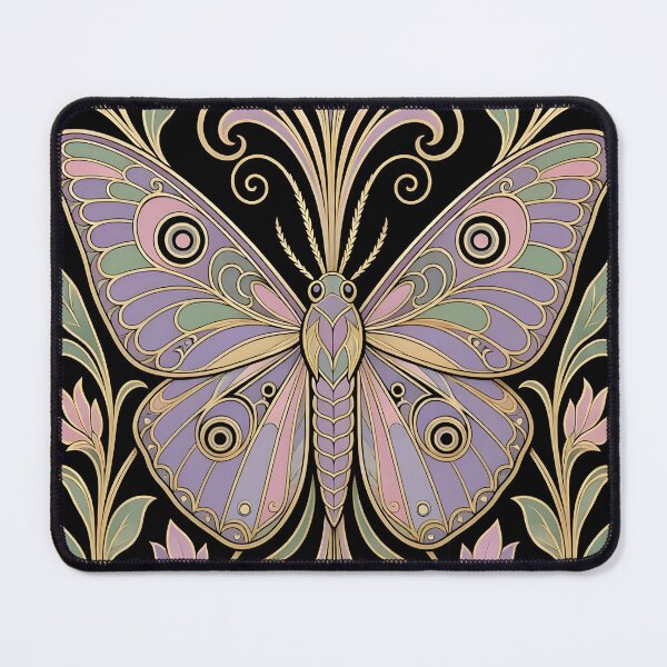 Item preview, Art Nouveau Moth - Vintage Botanical Floral Illustration designed and sold by Herodestroyer.