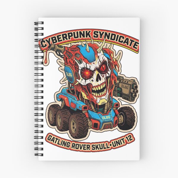Item preview, Cyberpunk Syndicate - Gatling Rover Skull • Unit 12 Cyberpunk art by DLBG  designed and sold by DLBG-STORE.