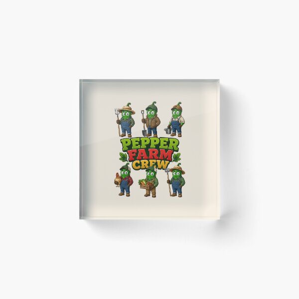 Item preview, Jalapeno Farm Crew Funny Vintage Gardening  designed and sold by Rosie's Wildflower Boutique.