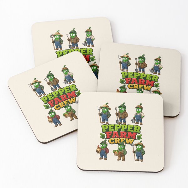 Artikelvorschau, Jalapeno Farm Crew Funny Vintage Gardening entworfen und verkauft von Rosie's Wildflower Boutique.
