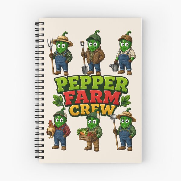 Item preview, Jalapeno Farm Crew Funny Vintage Gardening  designed and sold by Rosie's Wildflower Boutique.