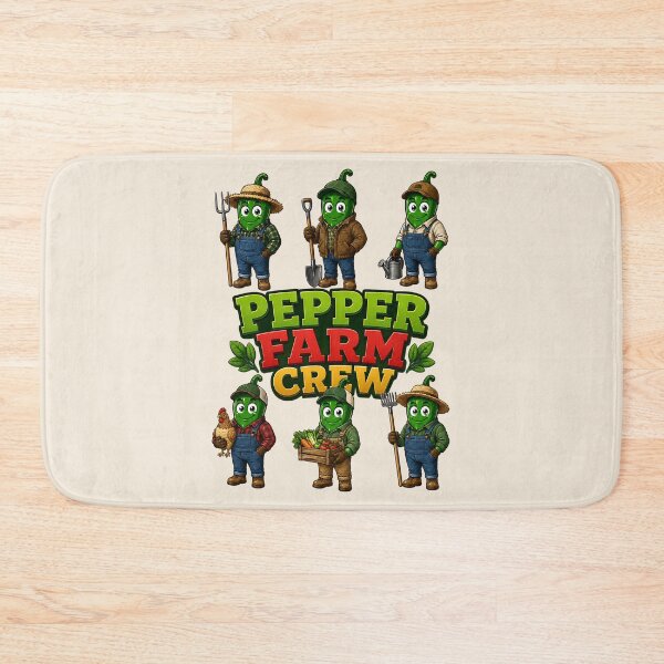 Item preview, Jalapeno Farm Crew Funny Vintage Gardening  designed and sold by Rosie's Wildflower Boutique.
