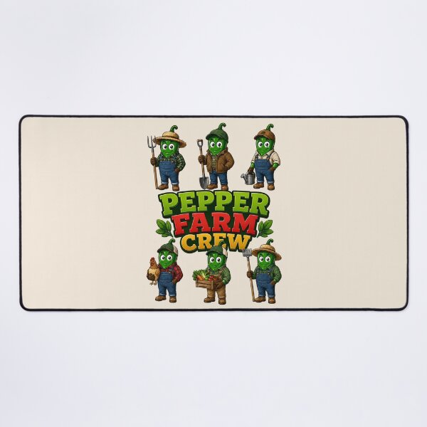 Item preview, Jalapeno Farm Crew Funny Vintage Gardening  designed and sold by Rosie's Wildflower Boutique.