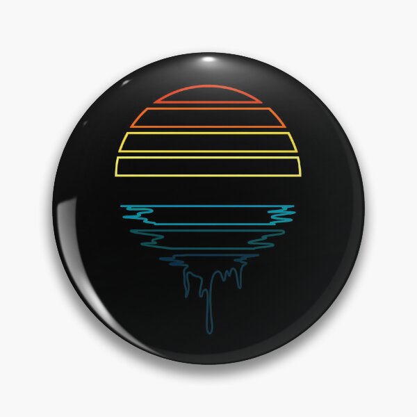Item preview, Retro Sunset Dripping Water Graphic designed and sold by wyrichbosle.