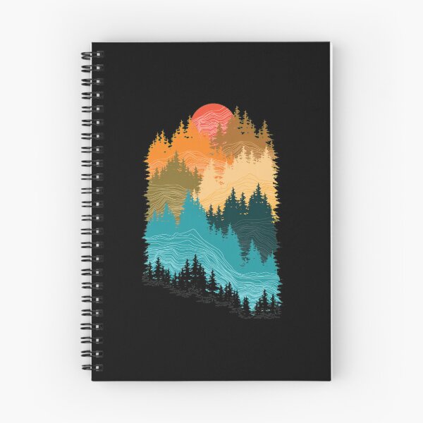 Item preview, Retro Sunset Forest Layers designed and sold by sotospor.