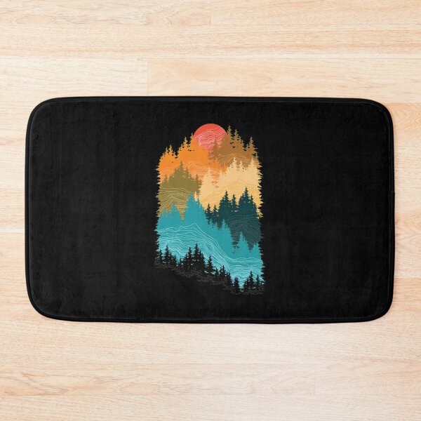 Artikelvorschau, Retro Sunset Forest Layers entworfen und verkauft von sotospor.
