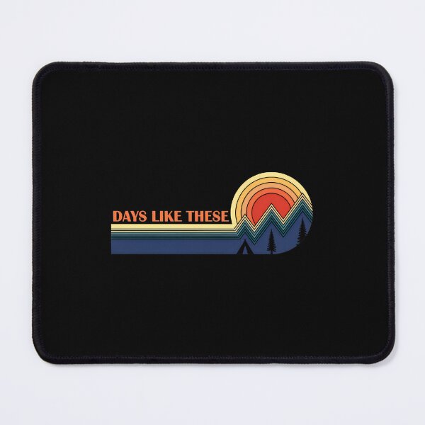 Item preview, Retro Sunset Mountain Camping Days Like These designed and sold by lamercarv.