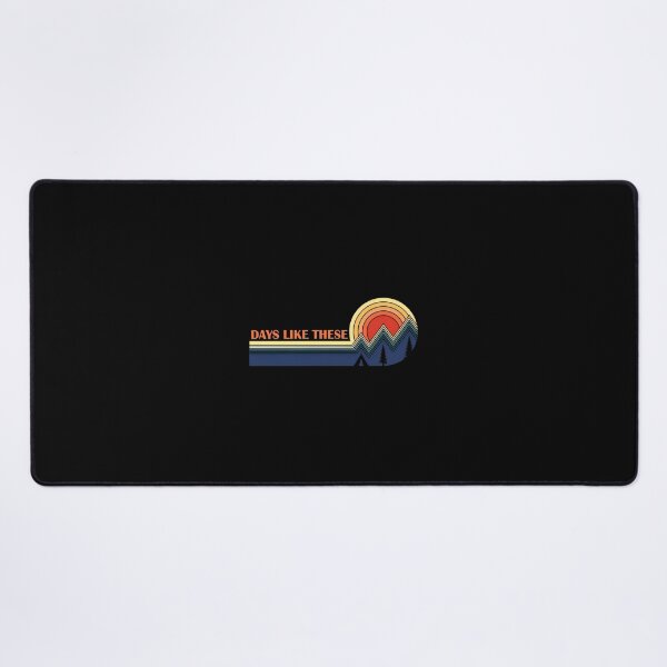 Item preview, Retro Sunset Mountain Camping Days Like These designed and sold by lamercarv.