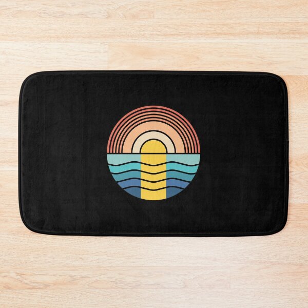 Item preview, Retro Sunset Waves Circle Graphic designed and sold by andrasmar.