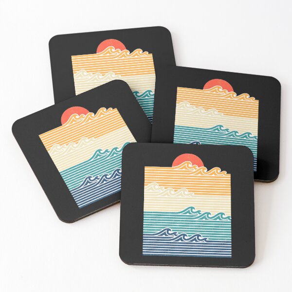 Item preview, Retro Sunset Waves Graphic designed and sold by lasopent.