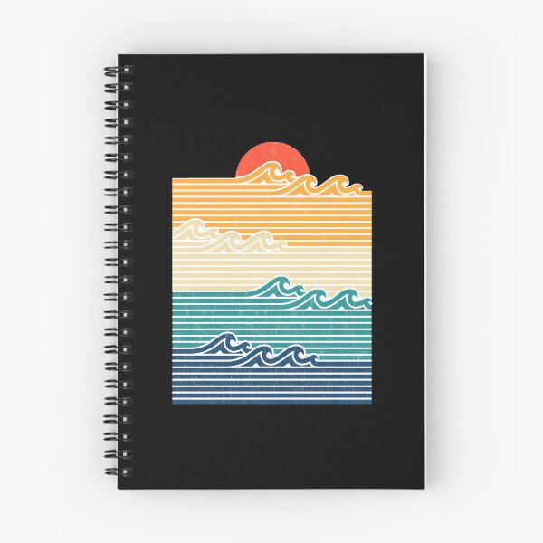 Item preview, Retro Sunset Waves Graphic designed and sold by lasopent.