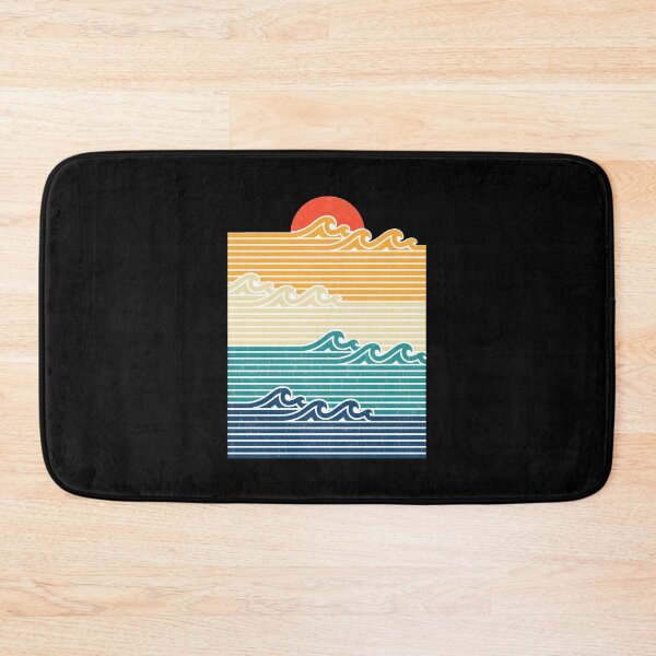 Item preview, Retro Sunset Waves Graphic designed and sold by lasopent.