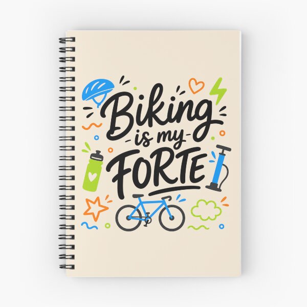 Item preview, Biking is my Forte Vintage Cycling designed and sold by Rosie's Wildflower Boutique.