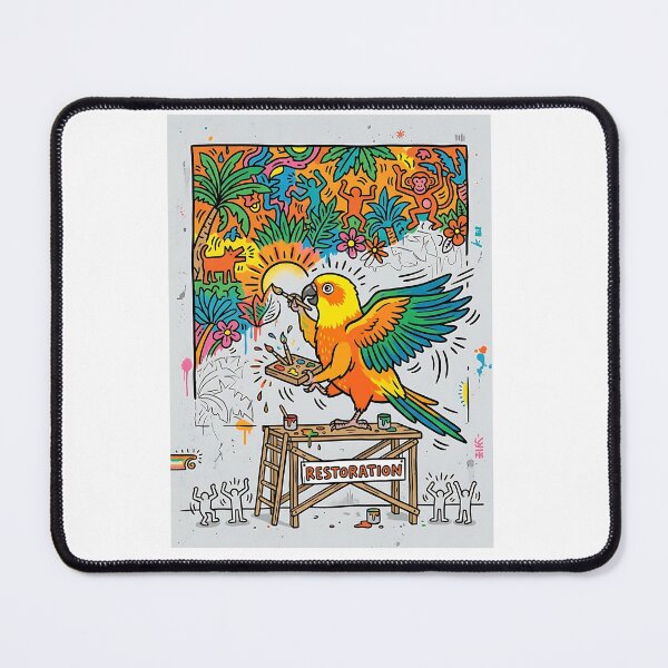 Item preview, Sun Conure Mural Restorer designed and sold by PictoVibe.
