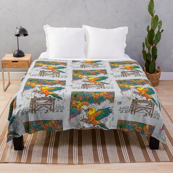 Item preview, Sun Conure Mural Restorer designed and sold by PictoVibe.