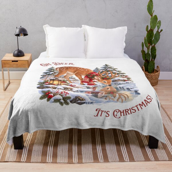 Item preview, Oh Deer It's Christmas Winter Reflection designed and sold by mycute-stickers.
