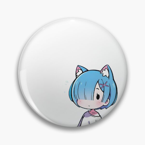 Artikelvorschau, Rem Catgirl Chibi Cute Re Zero entworfen und verkauft von Sharksito.