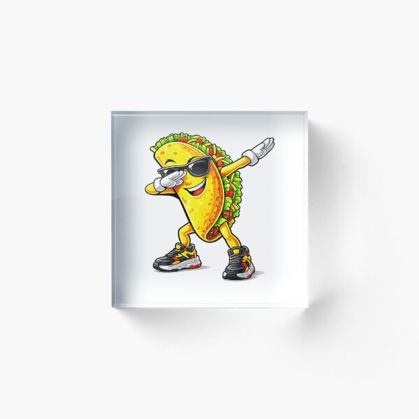 Artikelvorschau, Dabbing Taco Cinco de Mayo Lustiges mexikanisches Essen Dab Jungen Kinder T-Shirt entworfen und verkauft von PrintWaveMagic.
