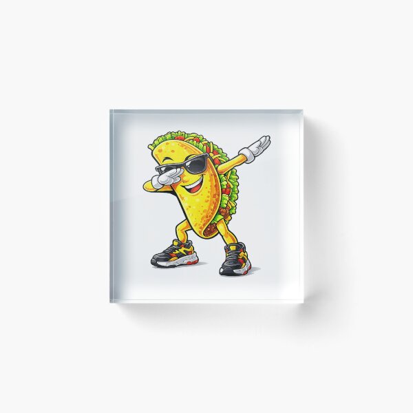 Item preview, Dabbing Taco Cinco de Mayo Funny Mexican Food Dab Boys Kids T-Shirt designed and sold by PrintWaveMagic.
