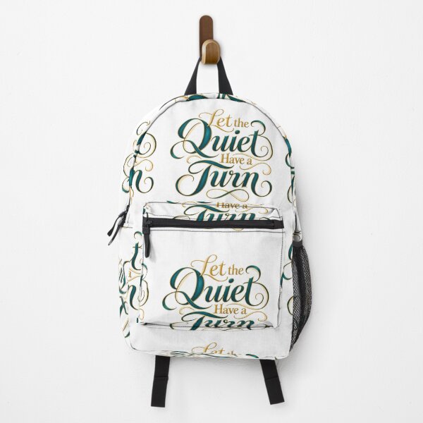 Item preview, Let the Quiet Have a Turn Decorative Lettering designed and sold by Bikivuno.