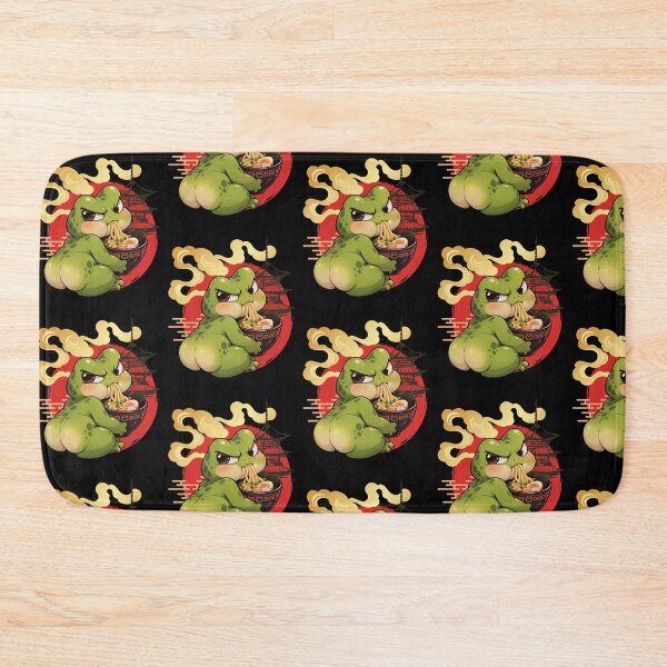 Item preview, Grumpy Frog Eating Ramen designed and sold by tellia-kallisto.