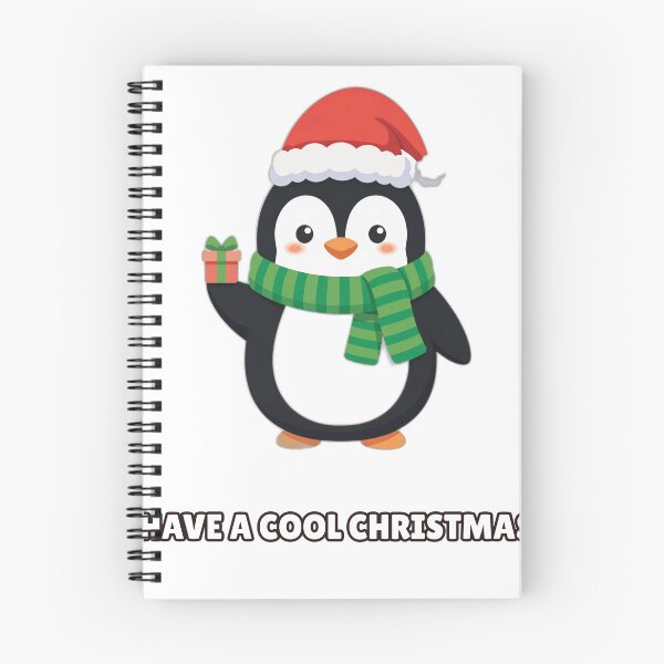 Item preview, Penguin Christmas Shirt – Cute Winter Penguin Santa Hat Gift Tee designed and sold by KERK Art and Design.