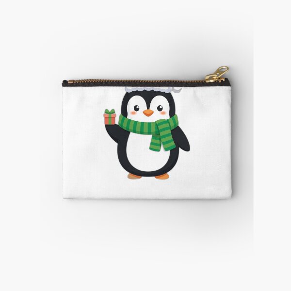 Item preview, Penguin Christmas Shirt – Cute Winter Penguin Santa Hat Gift Tee designed and sold by KERK Art and Design.