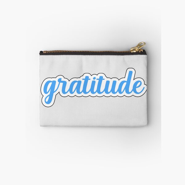 Item preview, Blue Sticker of Gratitude designed and sold by defelicedesigns.