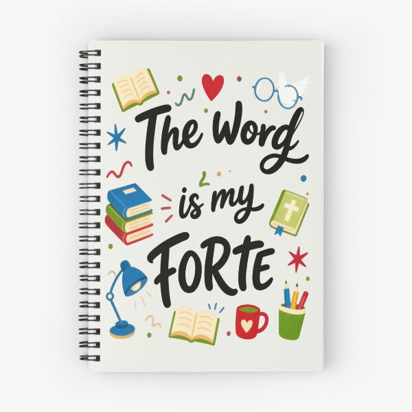 Item preview, The Word Is My Forte designed and sold by Rosie's Wildflower Boutique.