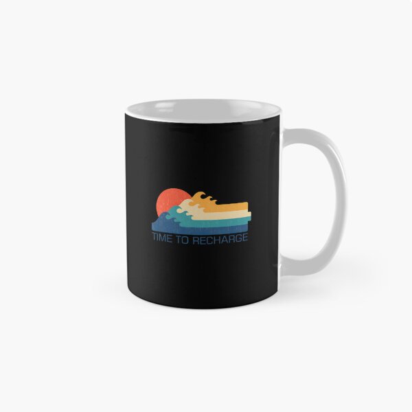 Item preview, Retro Sunset Waves Time to Recharge Design designed and sold by wyrichbosle.