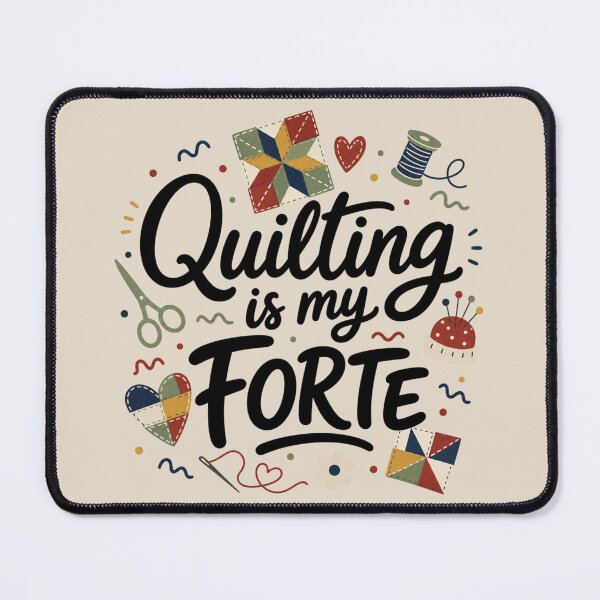 Item preview, Quilting Is My Forte Vintage Sewing designed and sold by Rosie's Wildflower Boutique.