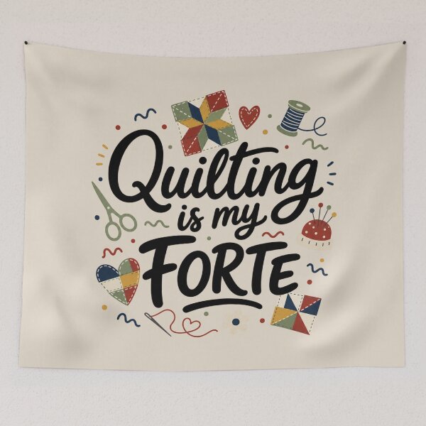 Item preview, Quilting Is My Forte Vintage Sewing designed and sold by Rosie's Wildflower Boutique.