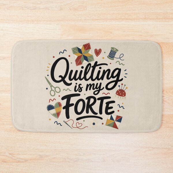Item preview, Quilting Is My Forte Vintage Sewing designed and sold by Rosie's Wildflower Boutique.