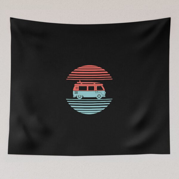 Item preview, Retro Van Sunset Surf designed and sold by andrasmar.