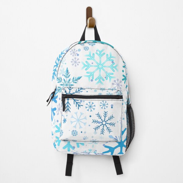 Item preview, Cool Blue Winter Snowflake Pattern Art | Abstract Seasonal Confetti designed and sold by VibranPalette.