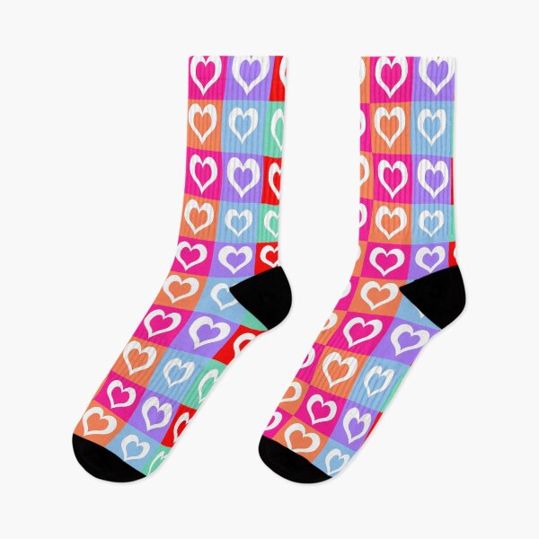 Item preview, Colorful Heart Pattern designed and sold by ArtbyDebbieC.