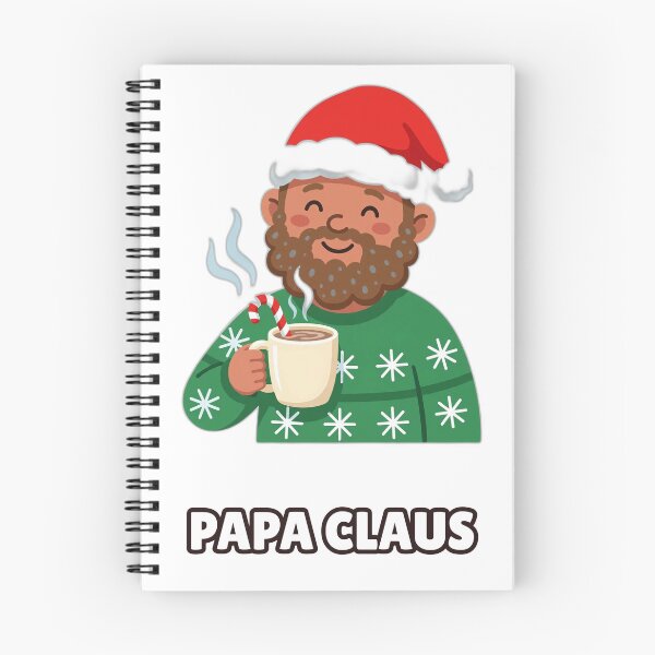 Item preview, Papa Claus Shirt – Cute Dad Christmas Hot Cocoa Holiday Tee designed and sold by KERK Art and Design.