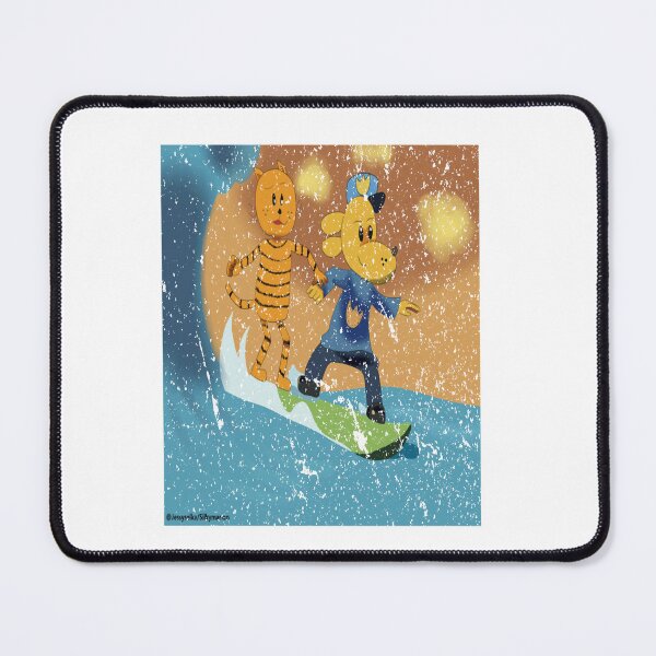 Item preview, Dogman and Petey on the beach Oversized designed and sold by sherrillmoser.