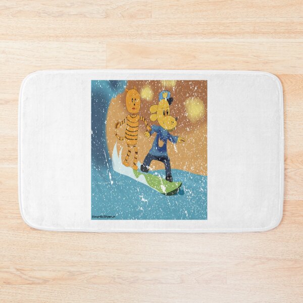 Item preview, Dogman and Petey on the beach Oversized  designed and sold by sherrillmoser.