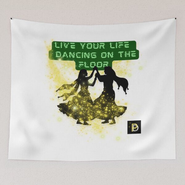 Item preview, Live Your Life Dancing On The Floor - Inspirational Dance Graphic designed and sold by SMinimalist613.