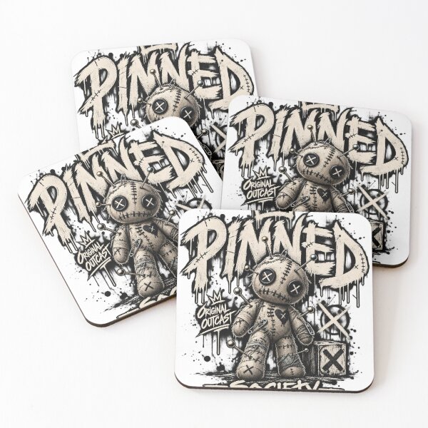 Item preview, Voodoo Doll Gothic Streetwear Pinned Society designed and sold by Blue Raven Designs.