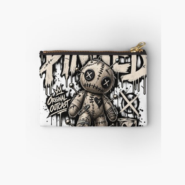 Item preview, Voodoo Doll Gothic Streetwear Pinned Society designed and sold by Blue Raven Designs.
