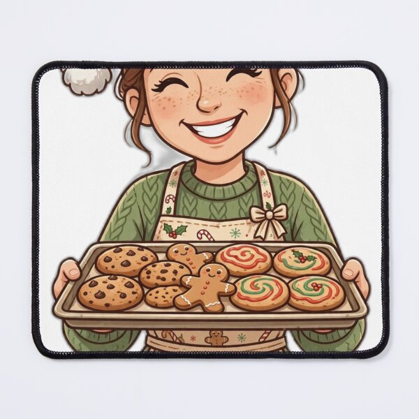 Item preview, Mama Claus Shirt – Cute Christmas Mom Holiday Baking Tee designed and sold by KERK Art and Design.