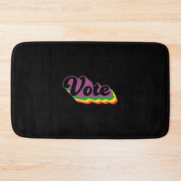 Item preview, Retro Vote Rainbow Typography Graphic designed and sold by lamercarv.
