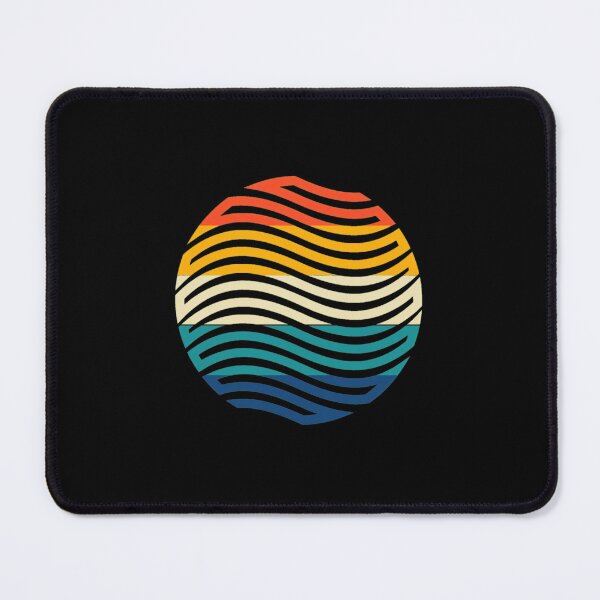 Item preview, Retro Wavy Lines Sun Emblem designed and sold by lasopent.