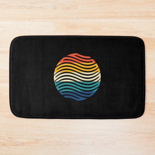 Item preview, Retro Wavy Lines Sun Emblem designed and sold by lasopent.
