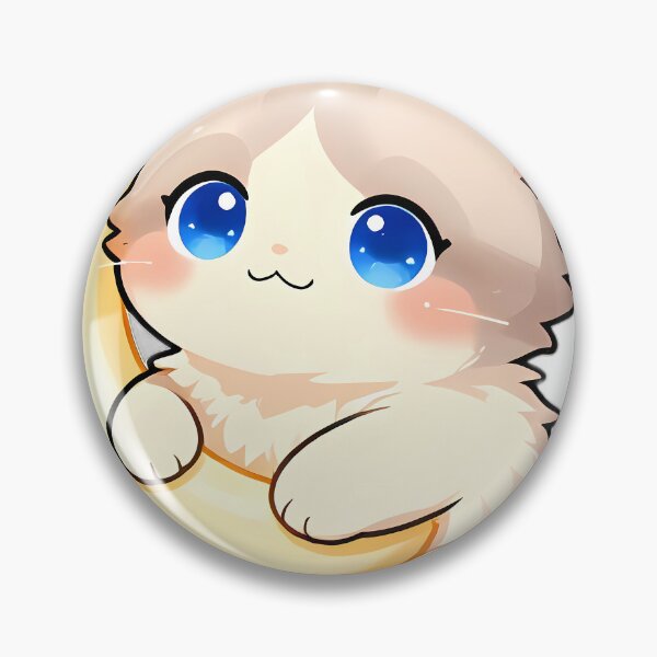 Item preview, Cute Ragdoll Cat Hugging Glowing Crescent Moon designed and sold by pumsquare.