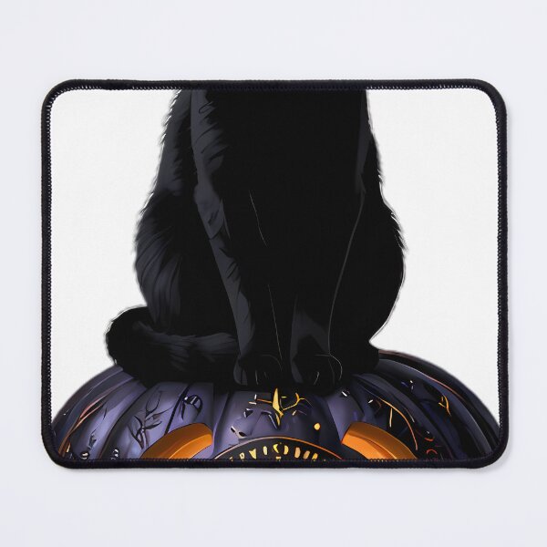 Item preview, Gothic Black Cat Crescent Moon Pumpkin designed and sold by IllumeInk.