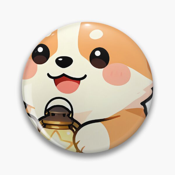 Item preview, Cute Corgi Puppy with Glowing Star Lantern designed and sold by pumsquare.