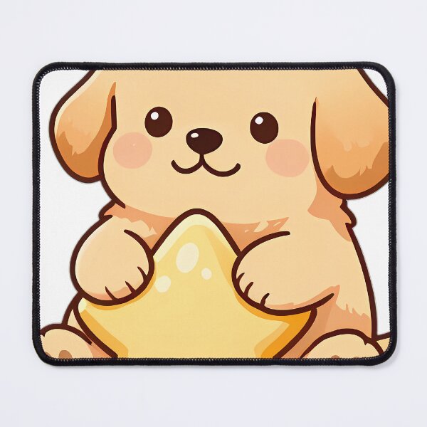 Item preview, Cute Golden Retriever Puppy Hugging Star Pillow designed and sold by pumsquare.